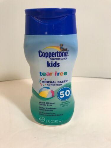 Coppertone Kids Tear Free Sunscreen Lotion - SPF 50 - Water Resistant - 6 fl oz