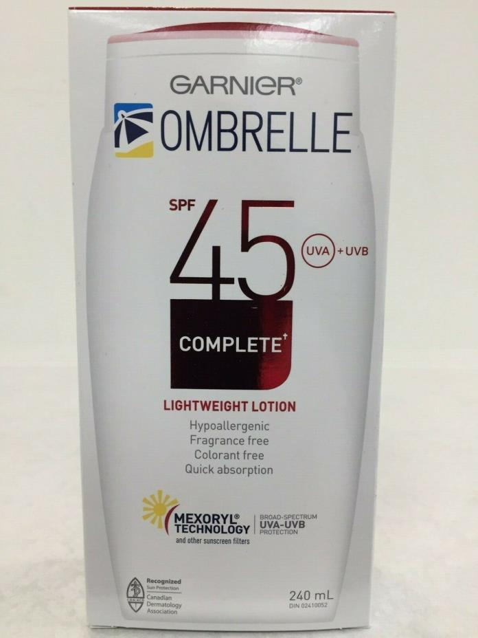 Ombrelle Complete Lightweight Lotion SPF 45 240 ml / 8 oz w MEXORYL from CANADA