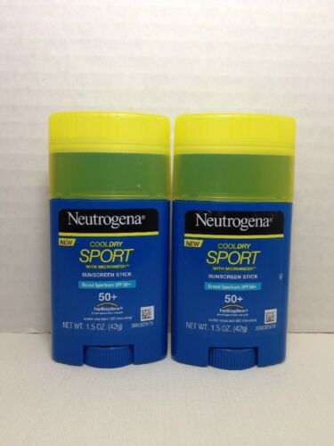 Neutrogena Cool Dry Sport Sunscreen Stick - SPF 50+ - 2PACK