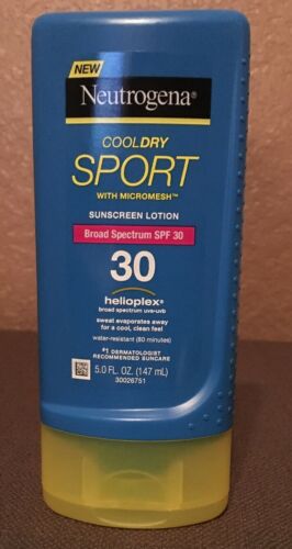 Neutrogena CoolDry Sport Sunscreen Lotion SPF 30 (5.0 fl oz) EXP 02/20