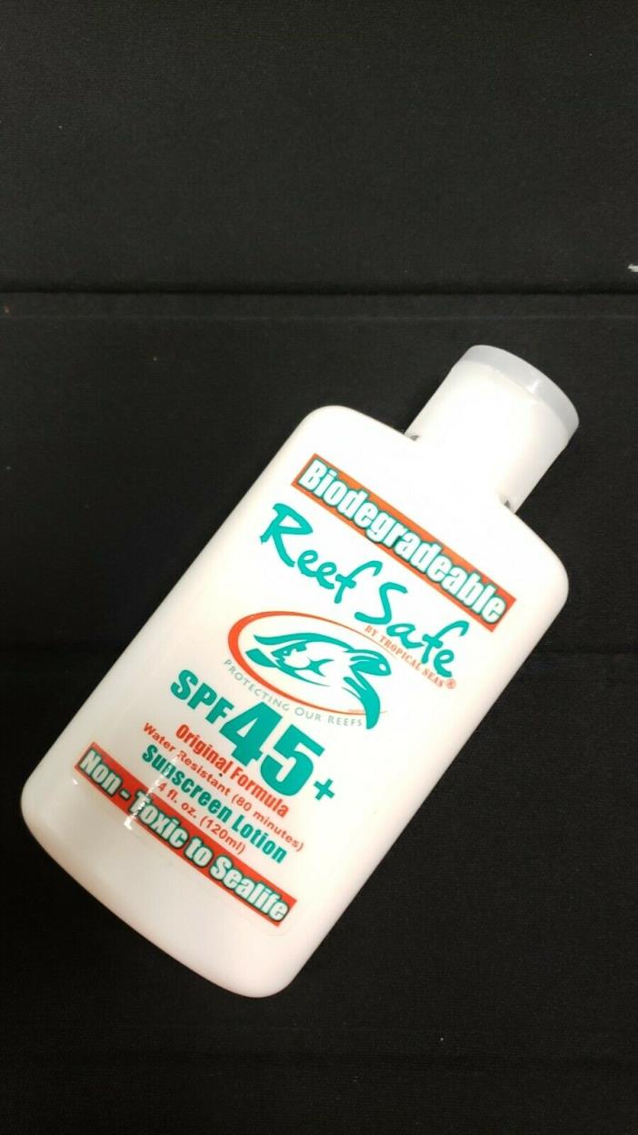 NEW - Reef Safe  Biodegradable Sunscreen Lotion- SPF 45+ - 4oz