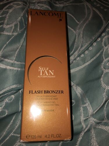 Lancome Flash Bronzer Self tanning Body Gel - Full Size 4.2oz/125ml NIB