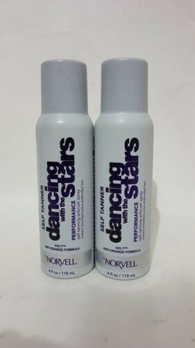 Lot of 2 Dancing with the Stars Self tanning airbrush spray, 4 oz