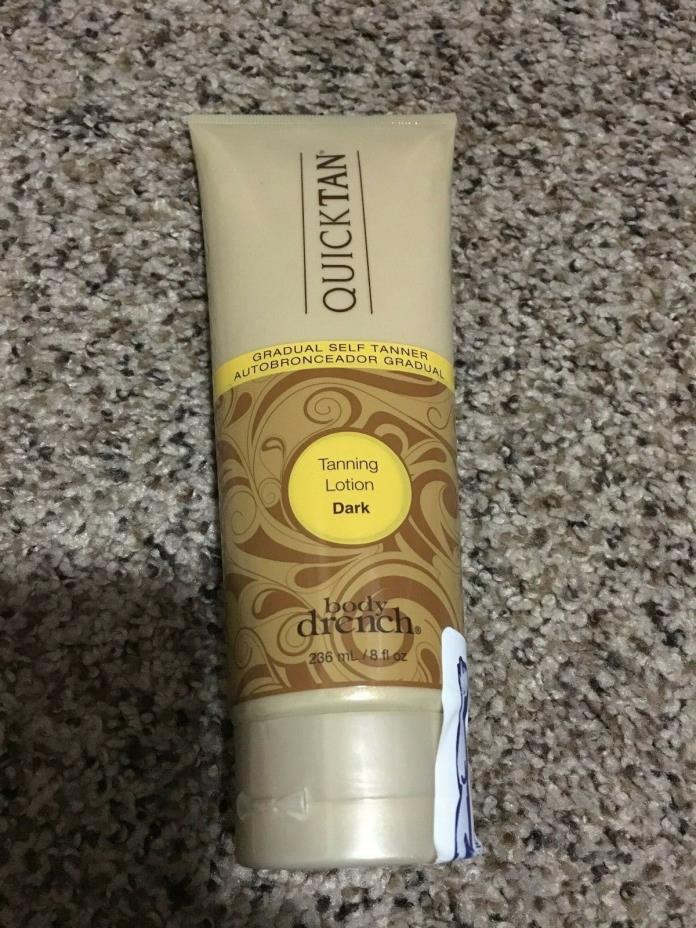Half Case Lot of 6 Body Drench Quick Tan Dark Tanning Lotion 8 oz each