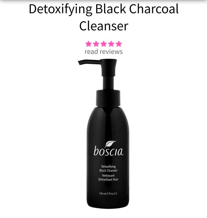 Boscia Detoxifying Black Cleanser 50ml/1.7oz New Sealed