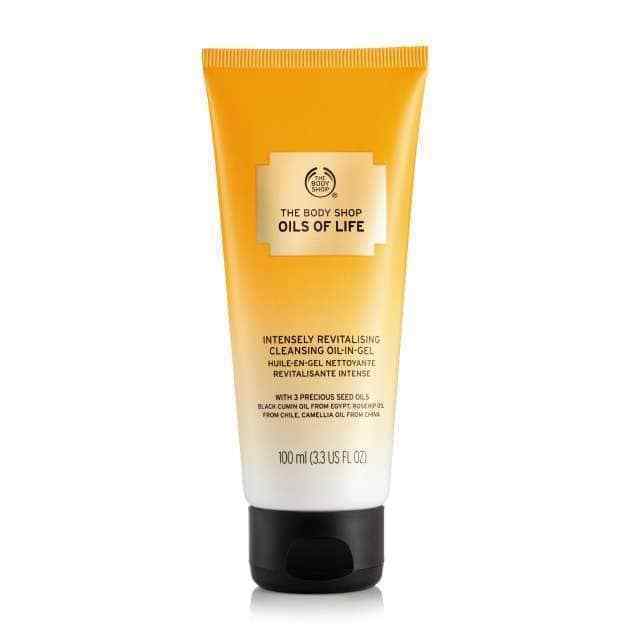 THE BODY SHOP Oils of Life Intensely Revitalising Cleansing Oil-In-Gel 100ml.