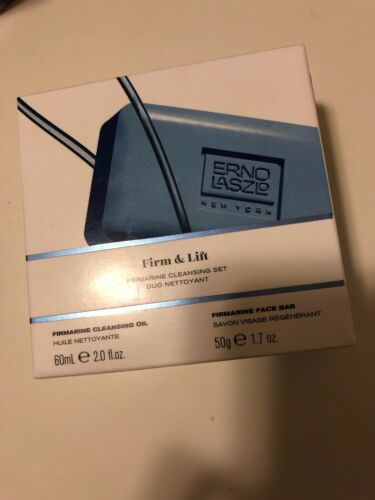 New Erno Laszlo Firm & Lift Firmarine Cleansing Duo Oil & Face Soap Bar Mini Set