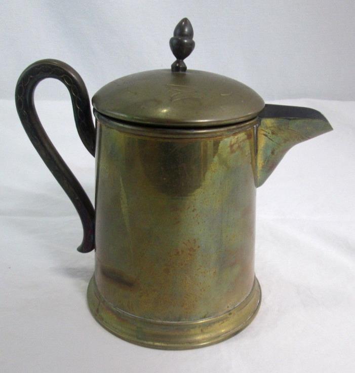 Recuerdo Solid Brass Tea Pot Small 6.5