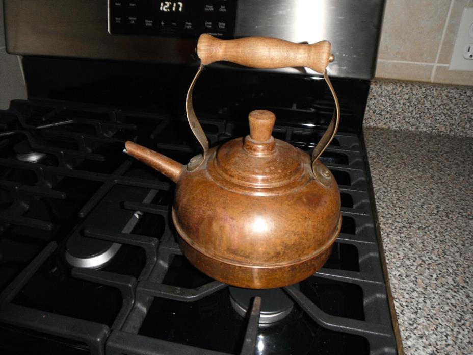 VINTAGE COPPER TEA KETTLE