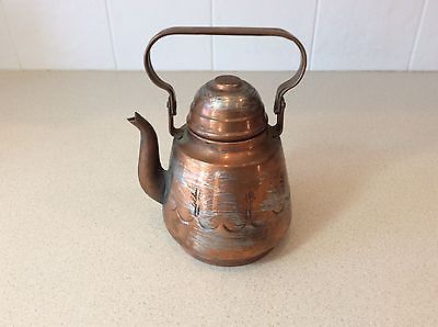 Vintage Copper Tea Kettle  Made in Egypt