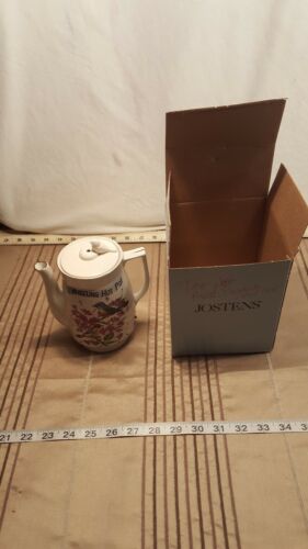 Vintage Ceramic Whistling Hot Pot with Bird Design Tea Coffee Pot ~ Japan