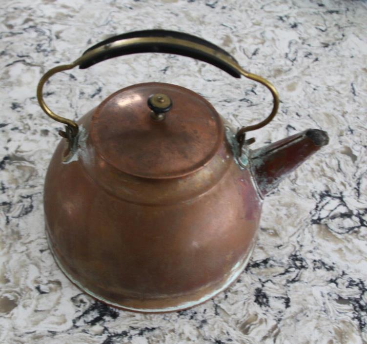 Vintage Revere Copper & Brass Incorporated Teapot