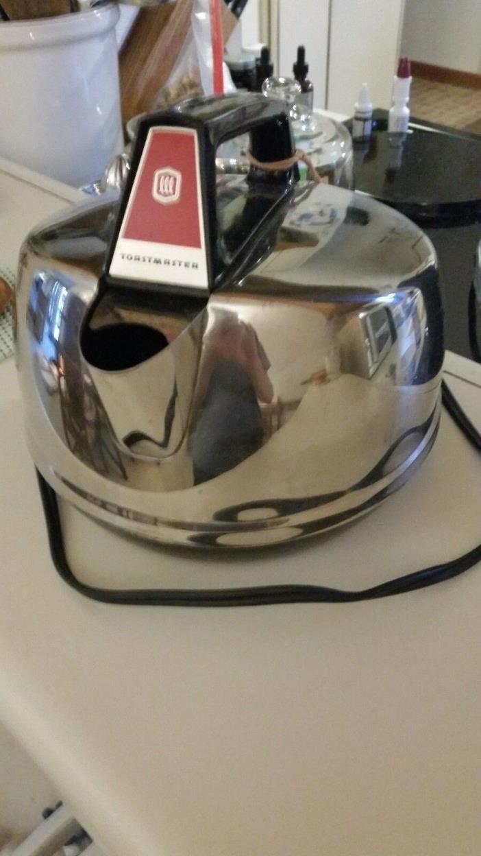 VTG Toastmaster ELECTRIC Tea KETTLE Stainless STEEL Chrome WORKING