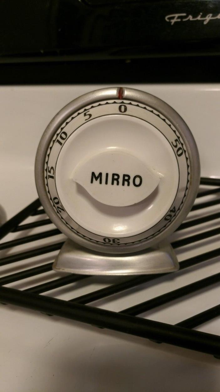 VINTAGE 1950's MIRRO ALUMINUM KITCHEN COOKING TIMER LUX TIME