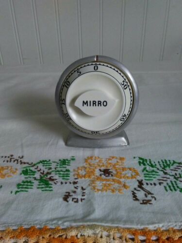 Vintage 50s Robert Shaw MIRRO Aluminum Kitchen Cooking Timer Control WORKS