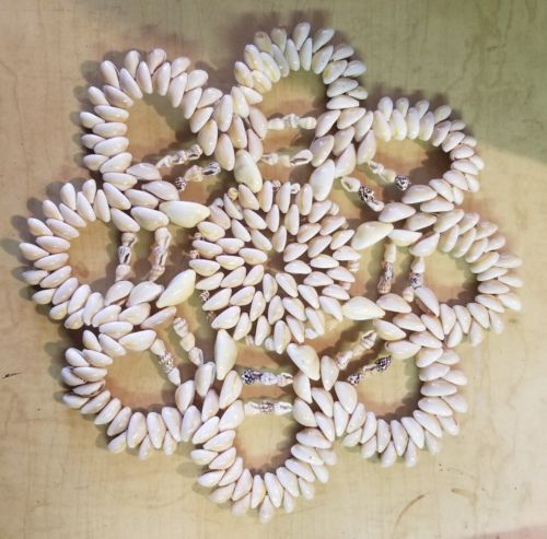 Hand Made Vintage Sea Shell Pot Pan Trivet  Doily Seashell 10