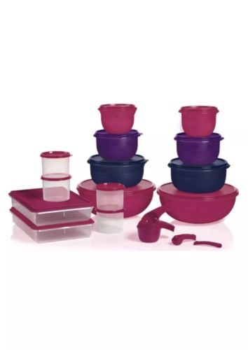 Tupperware Holiday Host Prep Set Fix N Mix Mixing Bowls Measuring Cups & MORE