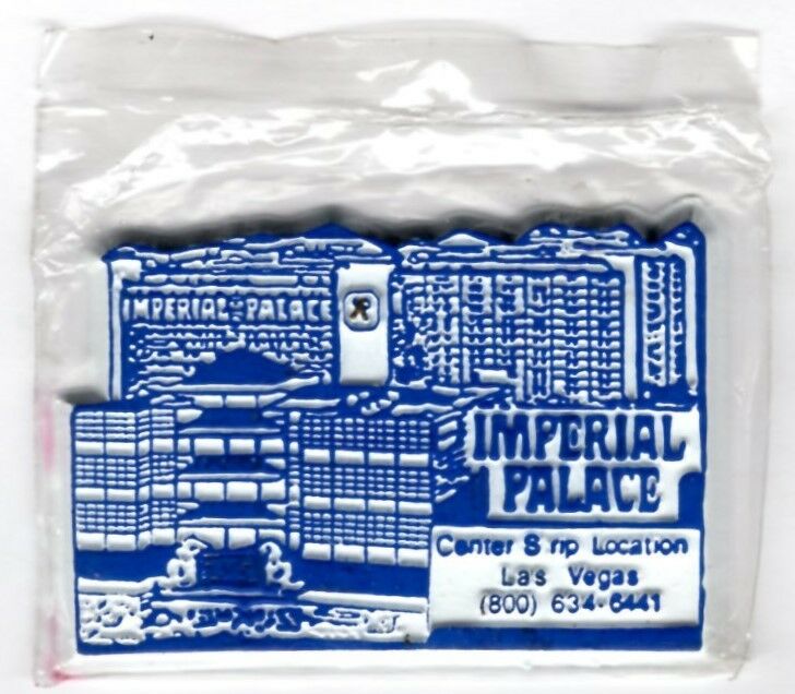 Imperial Palace Las Vegas Nevada Rubber Magnet New In Sealed Package Souvenir