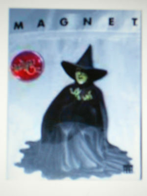 THE WIZARD OF OZ ELPHBA WICKED BAD WITCH DIECUT MAGNET NEW