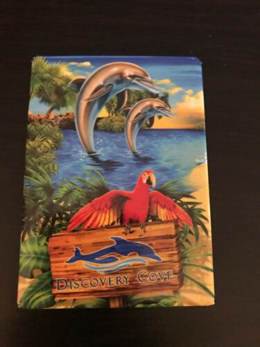 Discovery Cove Magnet With Dolphin And Parrot