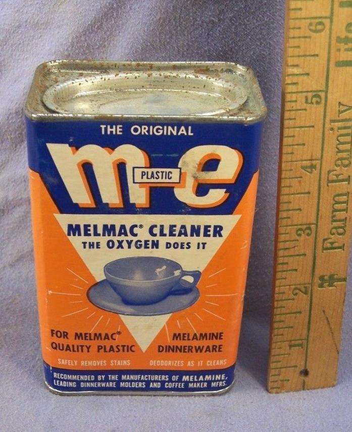 VINTAGE MID CENTURY MELMAC CLEANER CONTAINER (EMPTY)