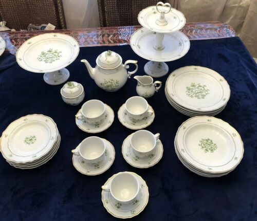 Hollohaza Hungary Coffee And Dinner Set