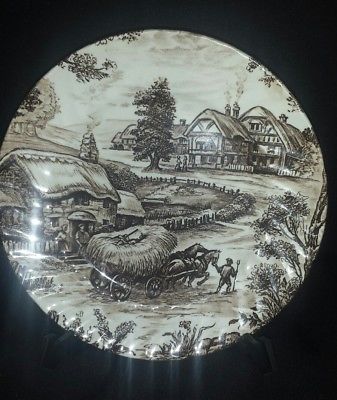 British Ironstone Dish Made in England Hayride  Gift Idea FREE SHIPPING CAN USA