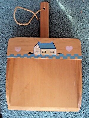 Crumber Table Sweeper Wooden With Rope Hanger So You Can Hang on The Wall Used