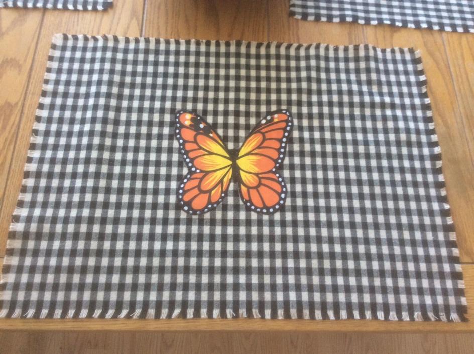 4 Butterfly Placemats