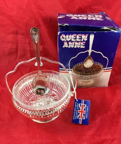 Silverplated Fromagere Marmalade Jam Dish With Spoon # 0/6348  Mayell of England