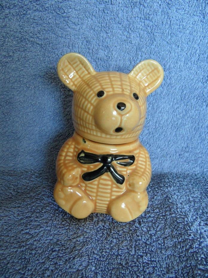 Bear honey jar 5 1/2