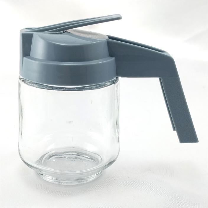 Gemco Restaurant Ware Mini Creamer 4 oz Blue Top Made in the USA