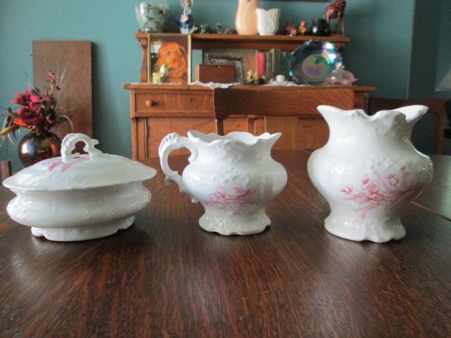 VINTAGE Sugar Creamer and Butter Dish