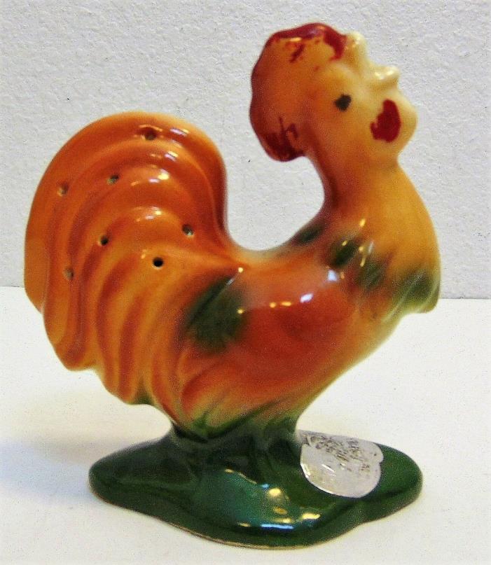 Vintage Starnes 904 Ceramic Rooster Toothpick Holder California