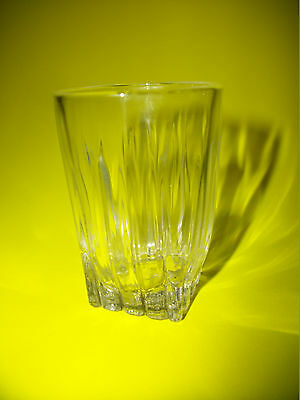 CLEAR GLASS TOOTHPICK HOLDER or WHISKEY / ALCOHOL SHOT GLASS