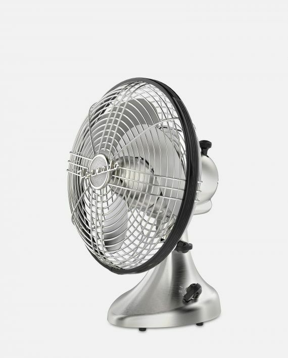 Vornado Silver Swan S Small Room Oscillating Fan, Brushed Nickel