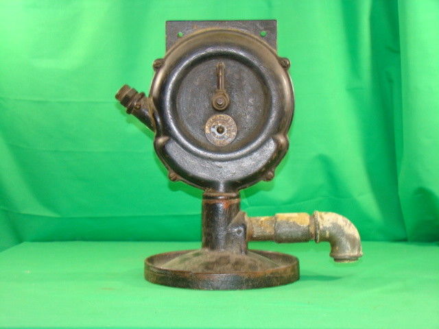 RARE Water Power Desk Fan non Electric 1874 patent old Turbine Chicago Motor Co.