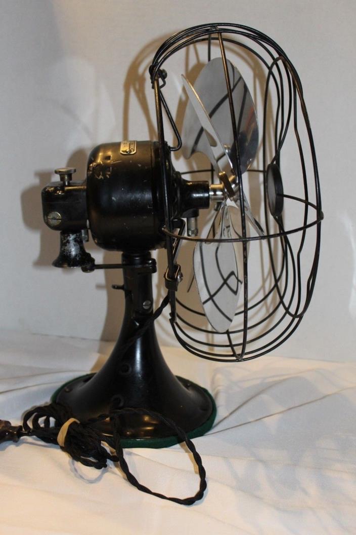 1934 GE Electric 3 Speed Table Fan Model 49X491 Very Nice See Photos / Descript.
