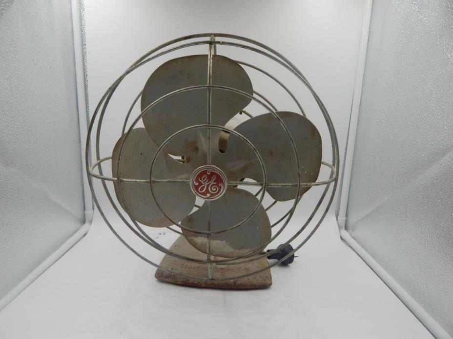General Electric GE Vintage Fan Table Fan 12