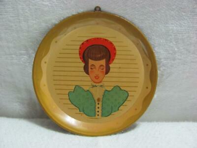 Vintage Tin Litho Flue-Cover Victorian Childs Play Size 5 Inch Diameter