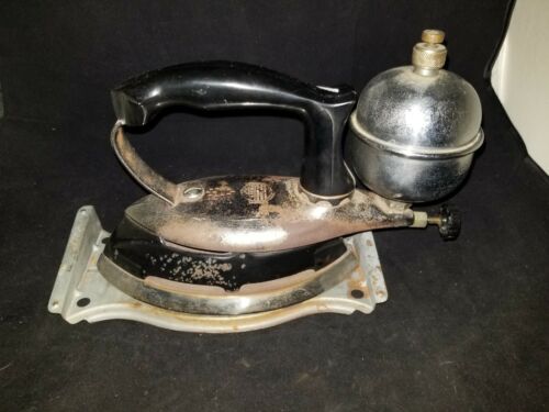 Vintage Coleman Iron with Mounting Plate Made In USA