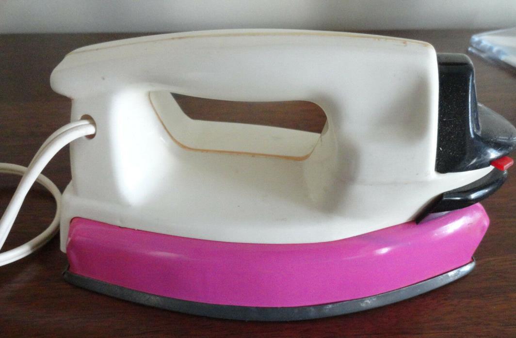 Little Mary Proctor Toy Electric 1950's Pink Play IRON -  WORKS