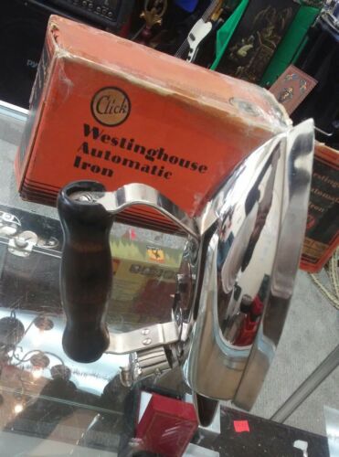 Vintage Westinghouse Automatic Electric Iron  CLICK  style 44901 600 watts