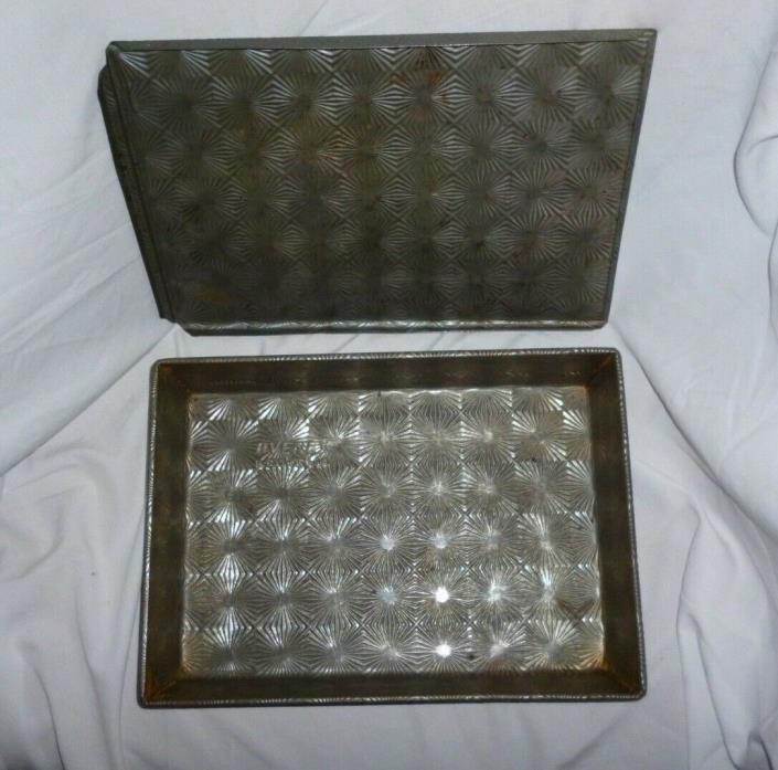 Vintage Ovenex Metal Baking Pan With Original Lid! Starburst 13