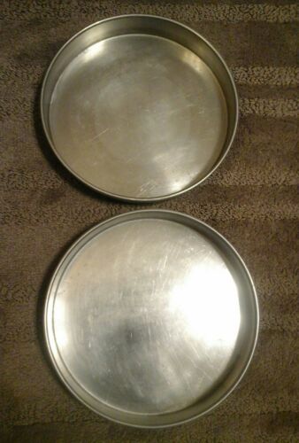 WEAR EVER (LOT OF 2),  VINTAGE ROUND ALUMINUM  9