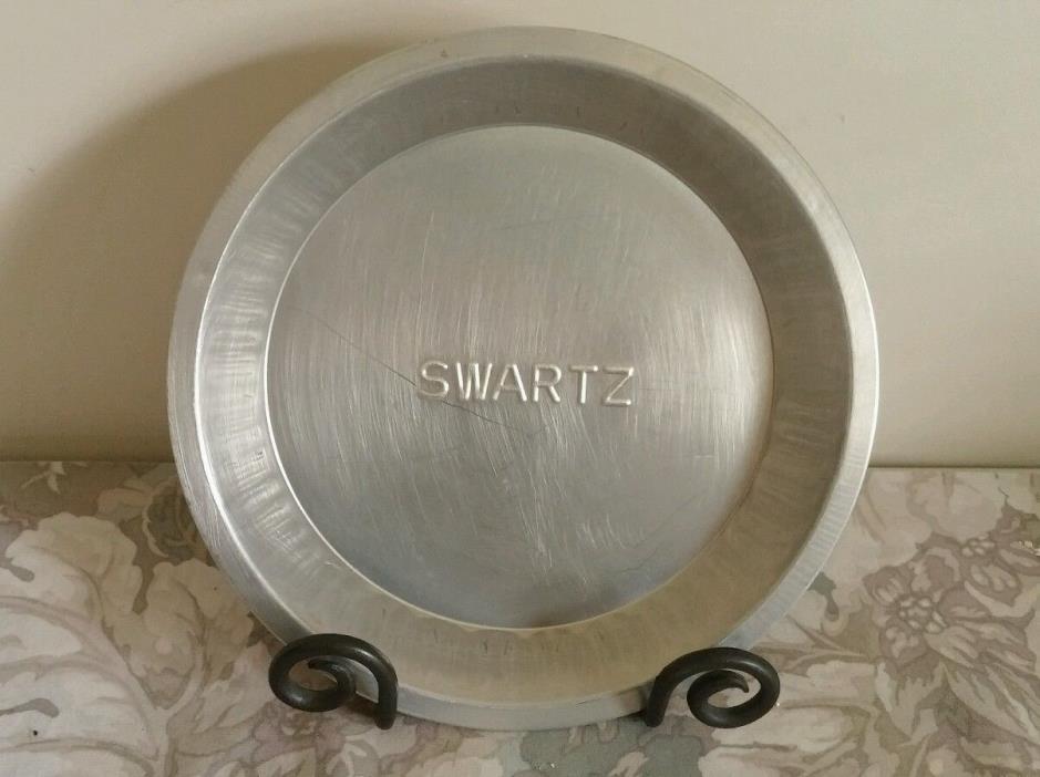 Vtg Swartz Pie Tin / Plate 9 1/2