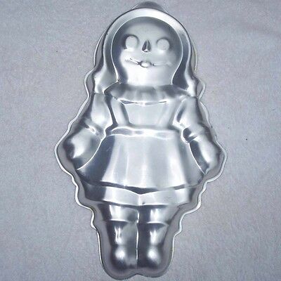 WILTON Party Pan Storybook Doll Raggedy Ann Cake Mold 502-968 VTG w Instructions