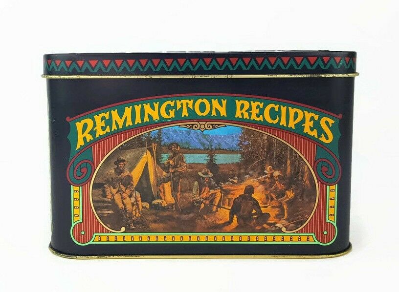Remington Recipes Tin Box Wild Game Outdoor Meals Squirrel Rabbit Duck & More