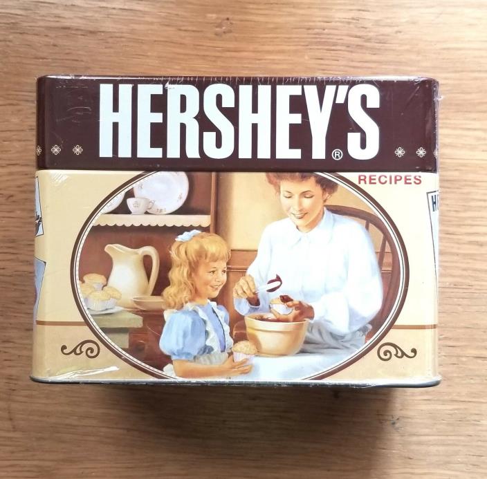 New Hershey's Keepsake Recipe Tin Box Collection 2007 Factory Sealed ~Great Gift