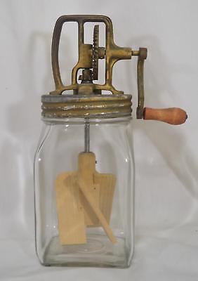 Rare Dazey ~ Vintage Antique ~ Butter Churn ~ 2 QT w Screen ~ 12 inches Tall
